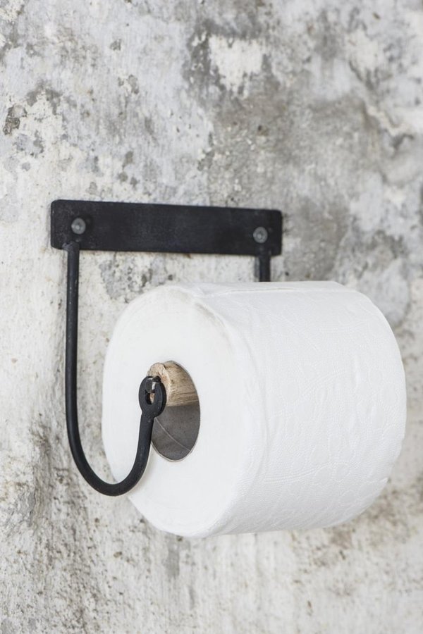 Toilettenpapierhalter  Schwarz